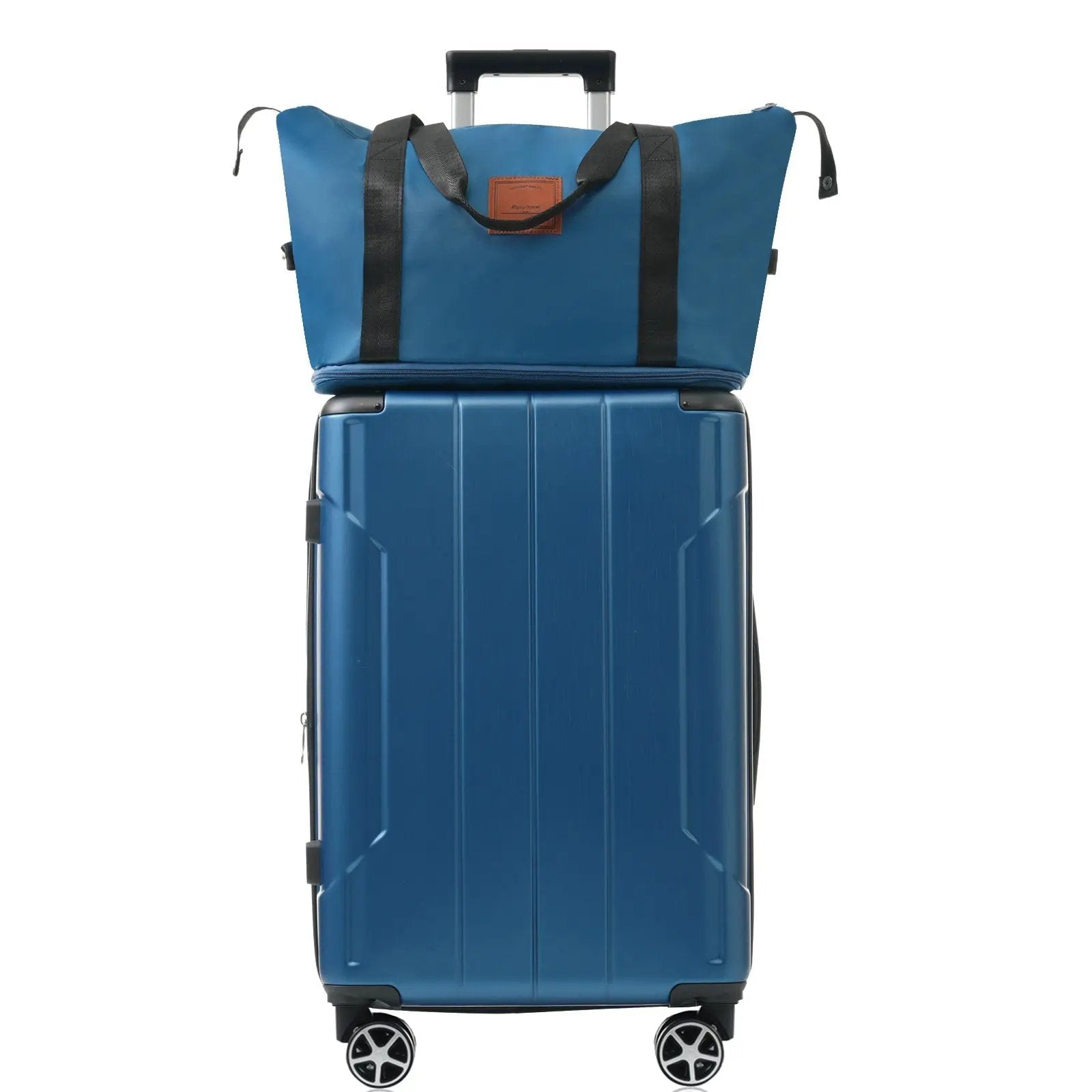 Hardshell Luggage Sets 6 Piece Suitcase Set Blue by HouseOfZazla