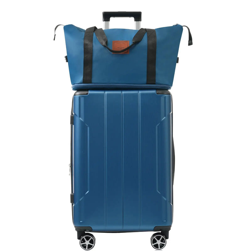 Hardshell Luggage Sets 6 Piece Suitcase Set Blue by HouseOfZazla