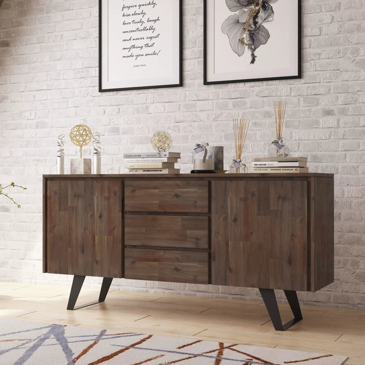 Lowry - Handcrafted Sideboard Buffet, photo 14 of 17