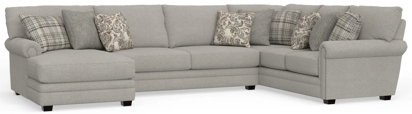 Livingston - Sectional With Comfort Coil Seating And Accent Pillows Included by Unique Piece Furniture