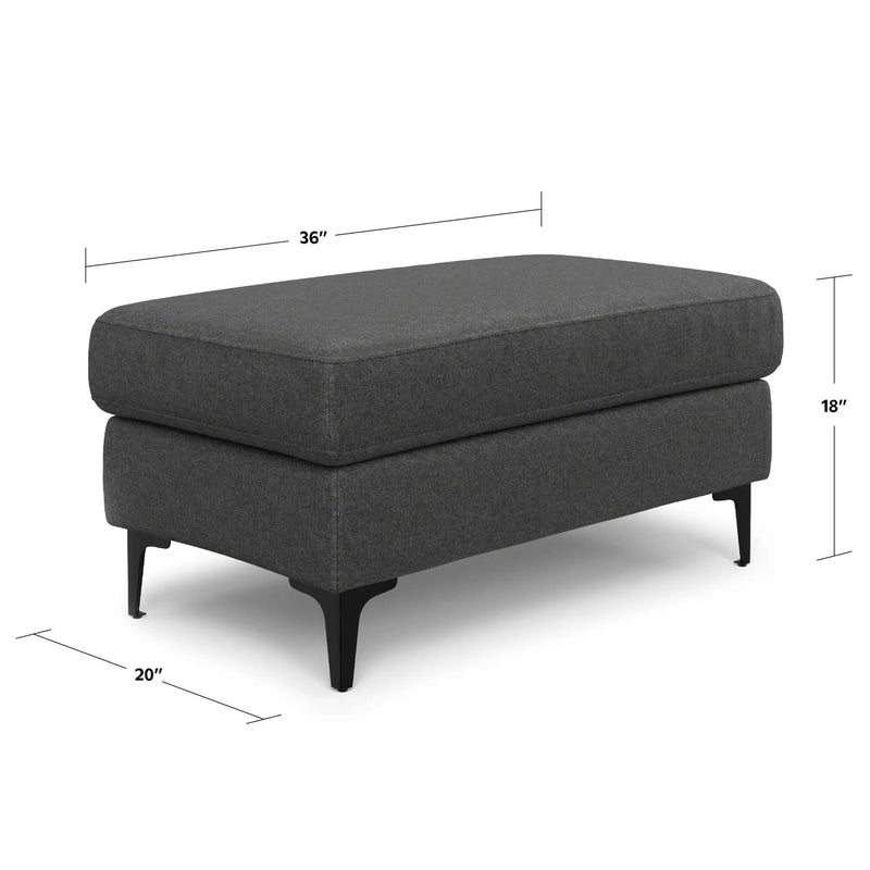 Ava - Versatile Mid Century Ottoman by HouseOfZazla