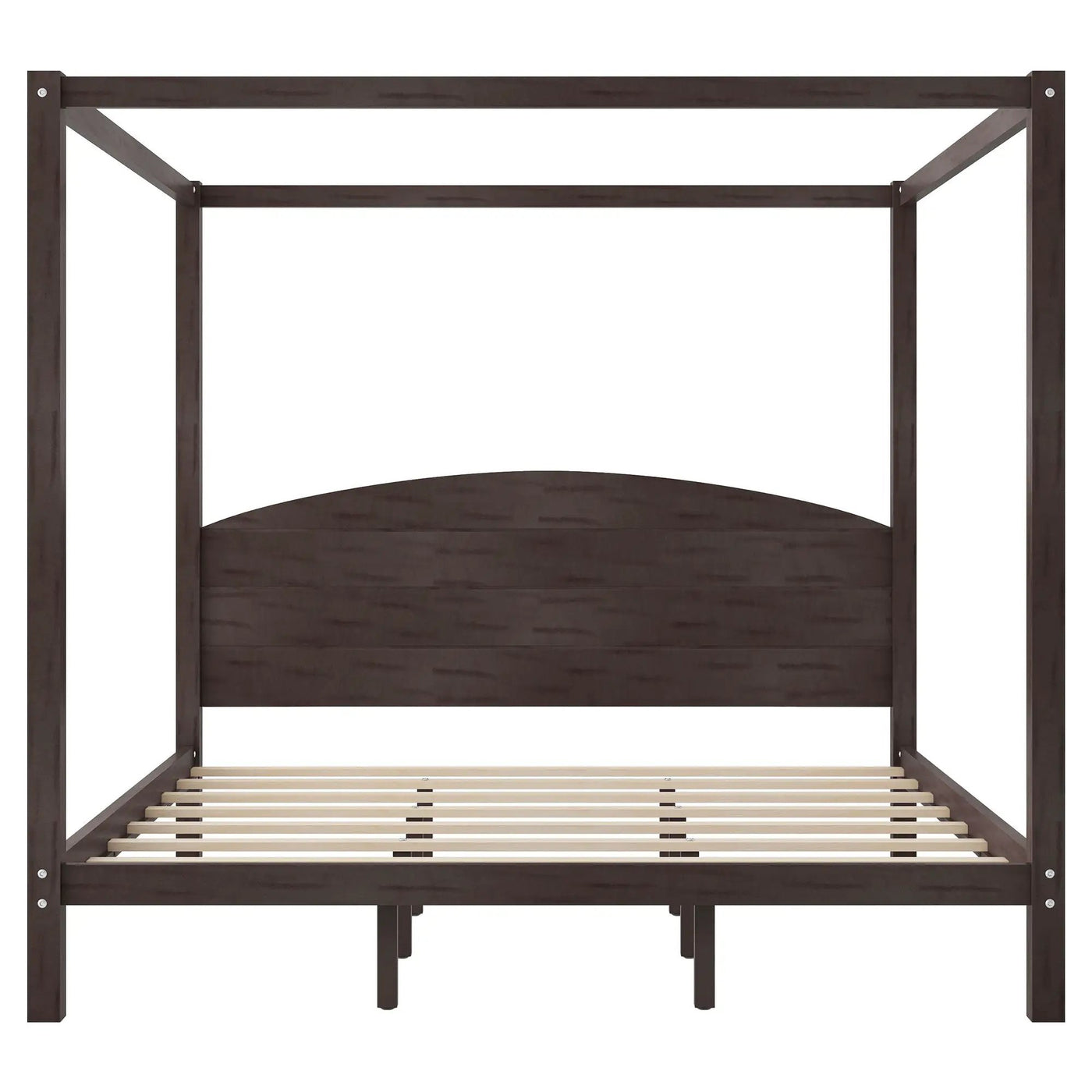 anopy Platform Bed With Headboard And Support Legs by HouseOfZazla