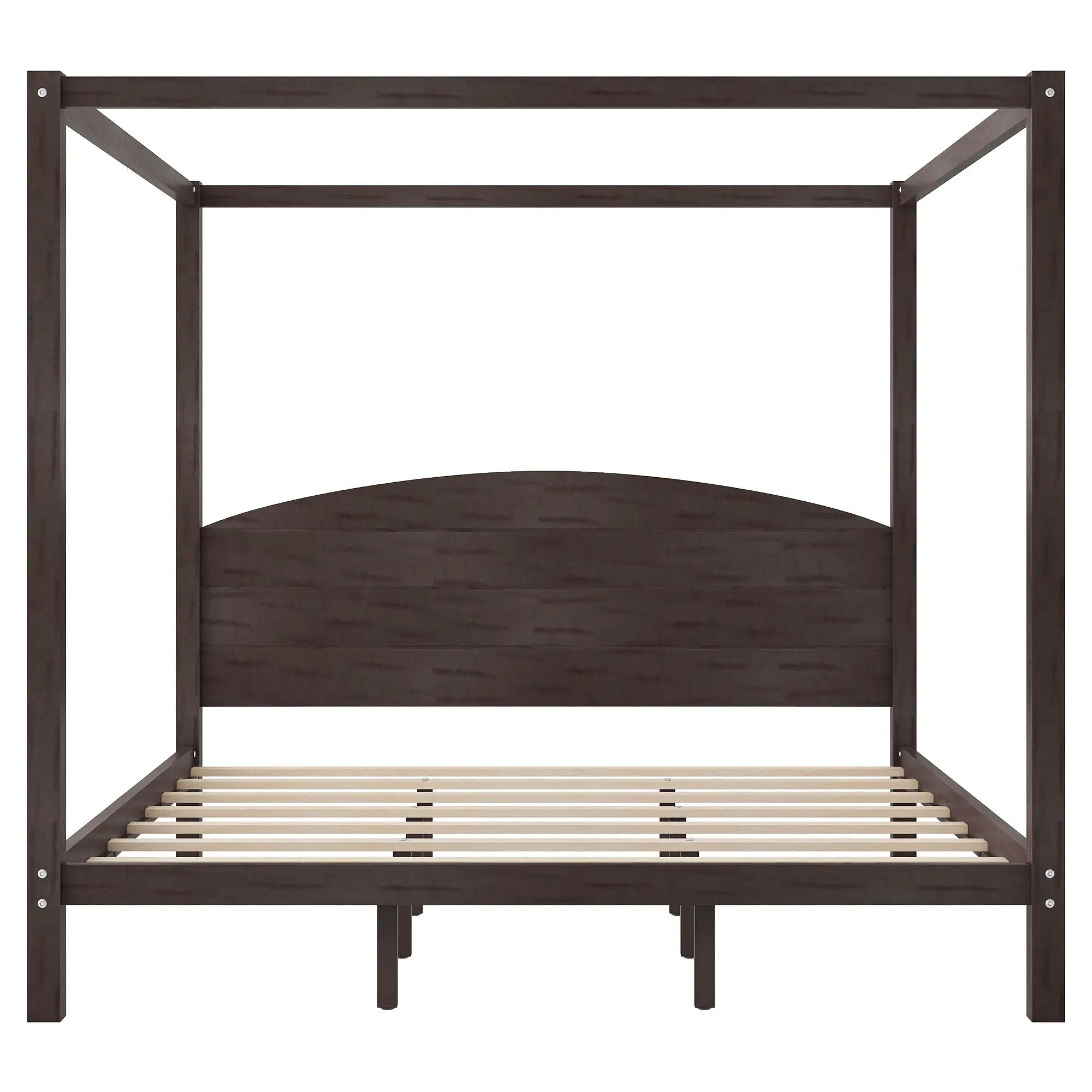 anopy Platform Bed With Headboard And Support Legs by HouseOfZazla