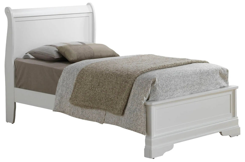 Sleigh Bed With Low Footboard by Unique Piece Furniture