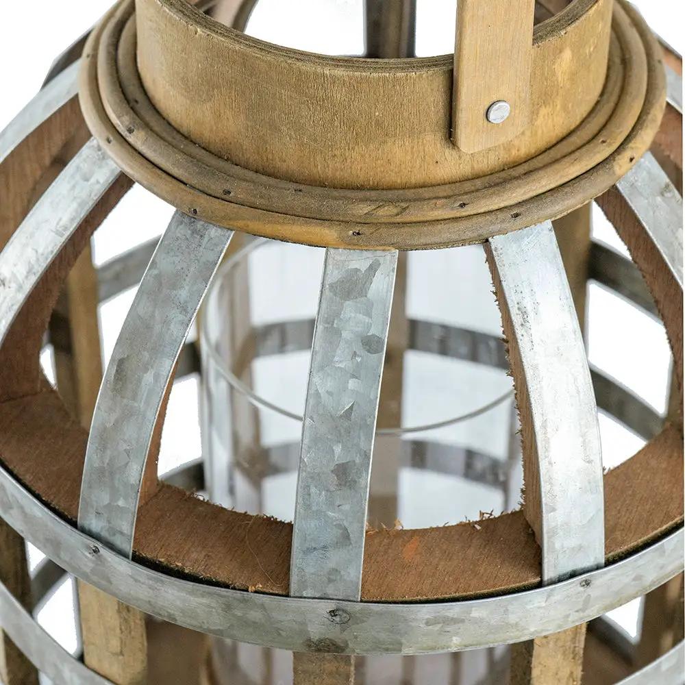 Decorative Lantern With Handle Wooden Lantern For Indoor Outdoor Home Garden Wedding by HouseOfZazla