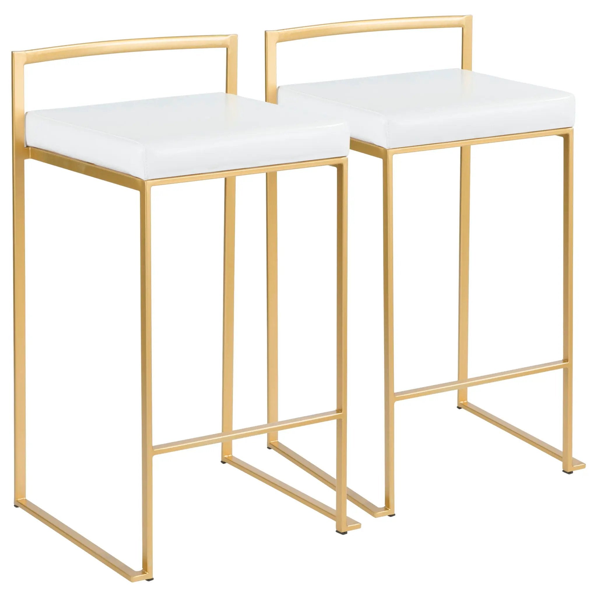 Fuji - Contemporary / Glam Design Counter Stool (Set of 2) by Unique Piece Furniture