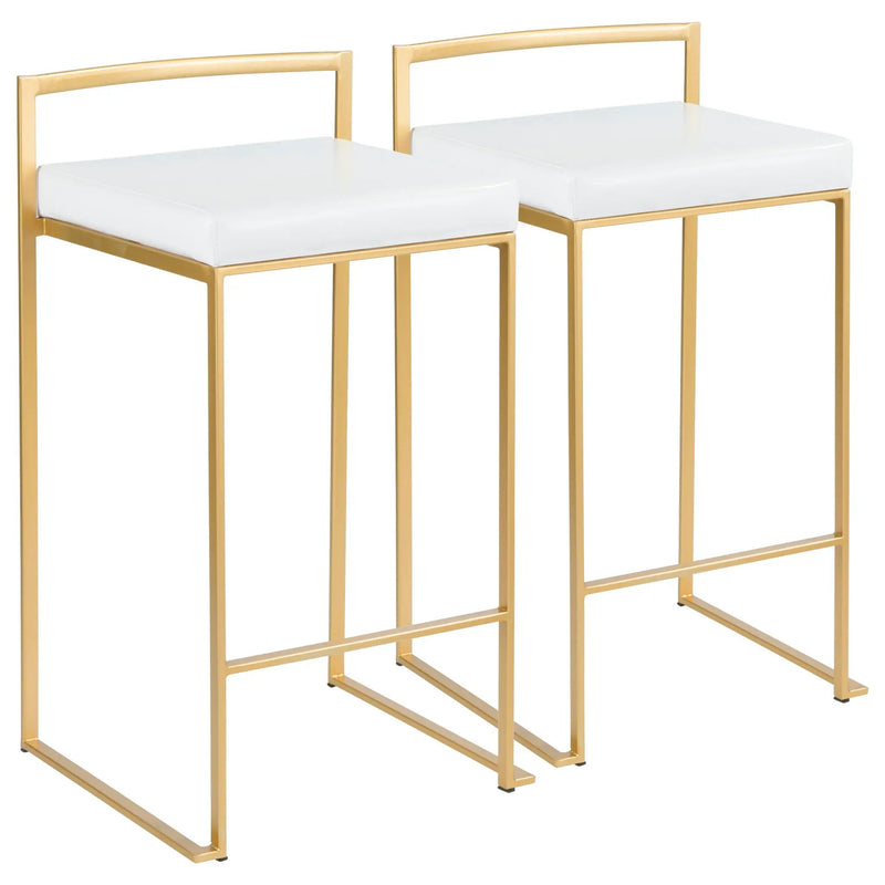 Fuji - Contemporary / Glam Design Counter Stool (Set of 2) by Unique Piece Furniture