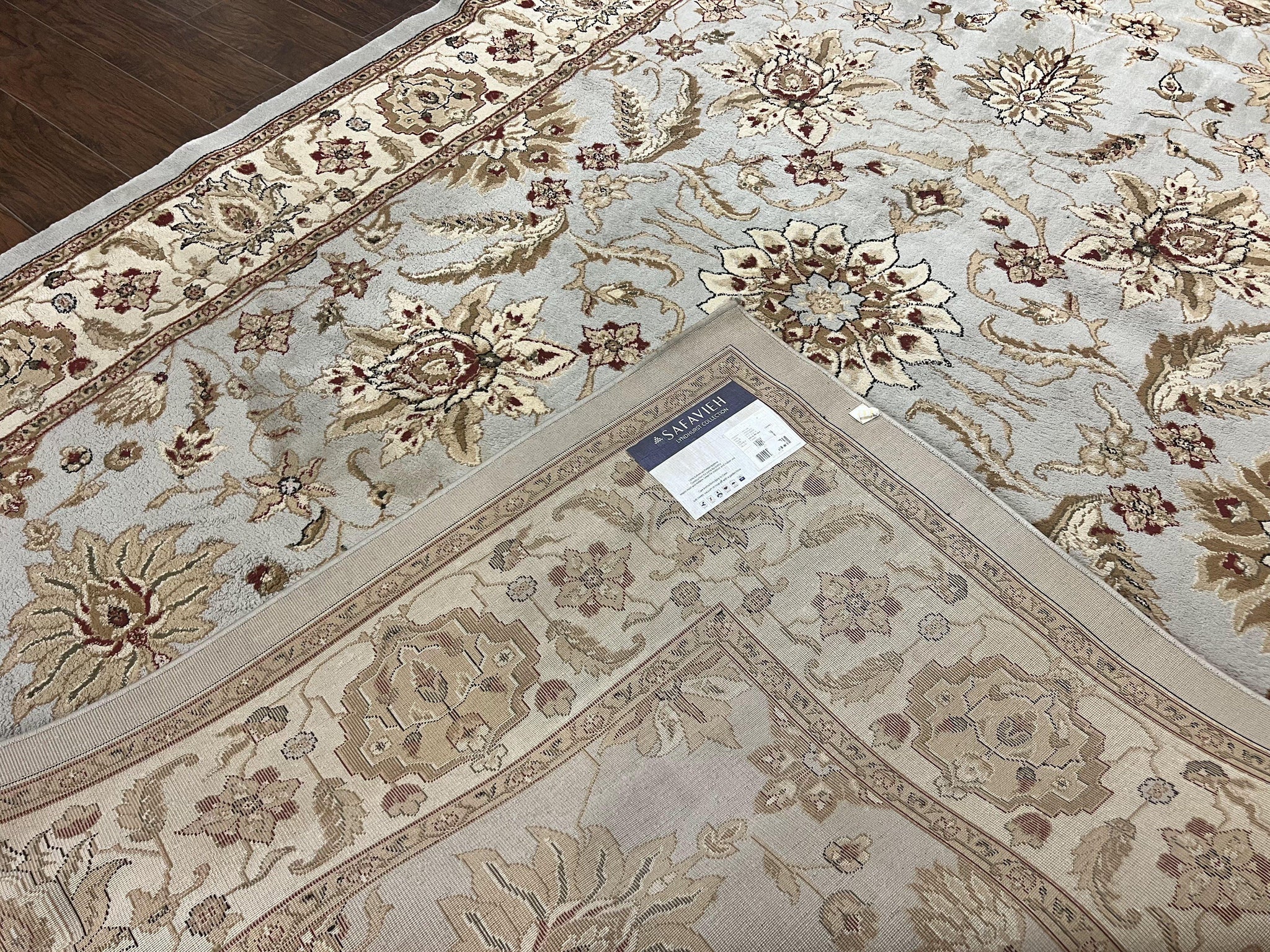 Safavieh Rug 8x11, Lyndhurst Collection, Indoor Outdoor Rug, Floral Allover Oriental Carpet by Jewel Rugs