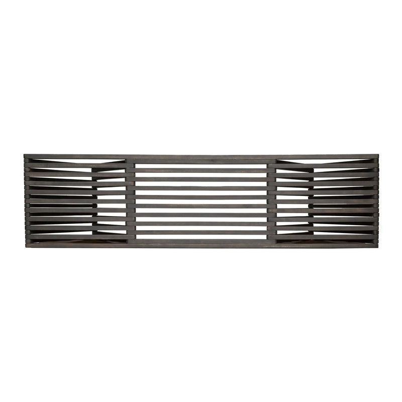 Gloaming Outdoor Bench with Slat Design and Triangular Base by HouseOfZazla