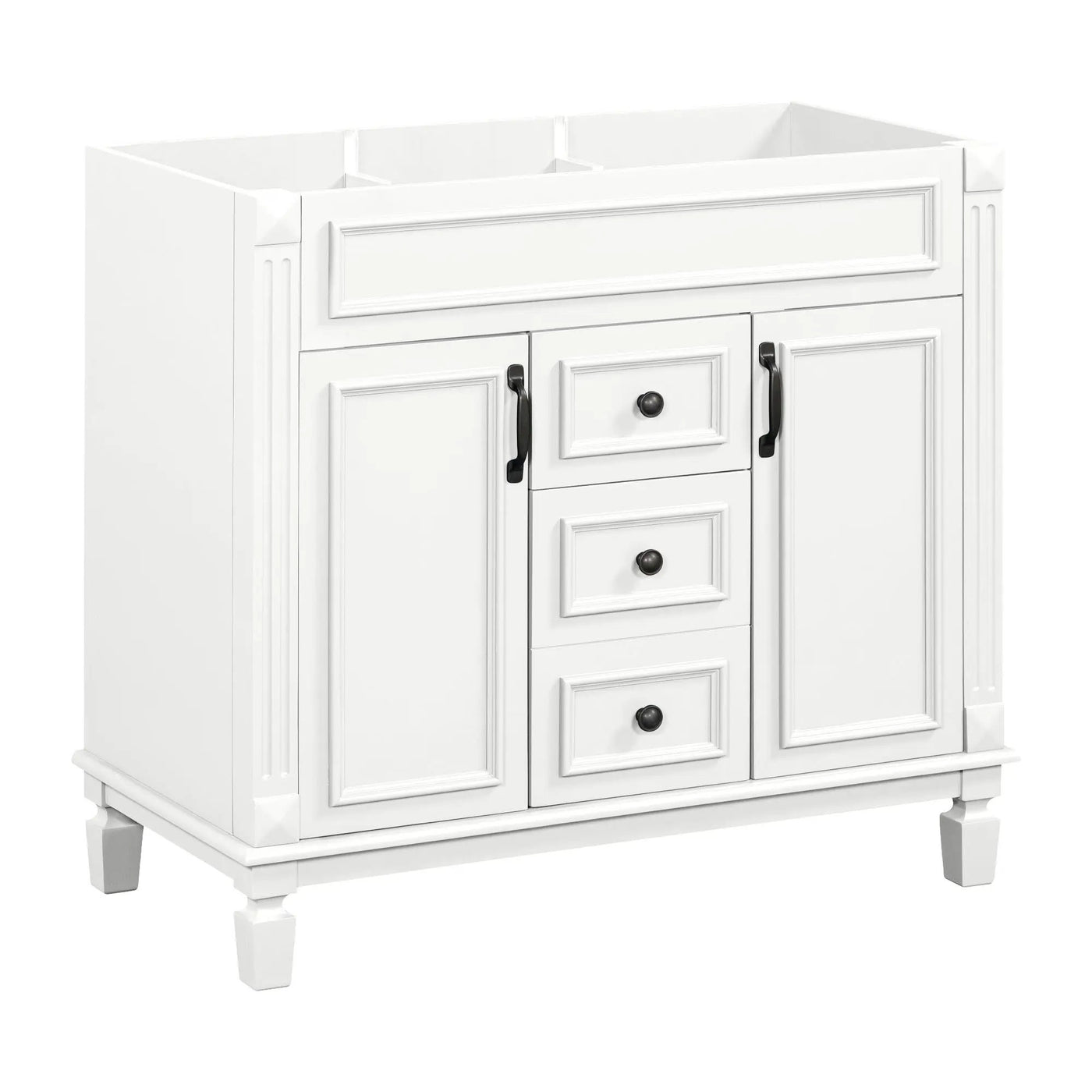 Bathroom Vanity Cabinet With 2 Soft Closing Doors And 2 Drawers by Unique Piece Furniture