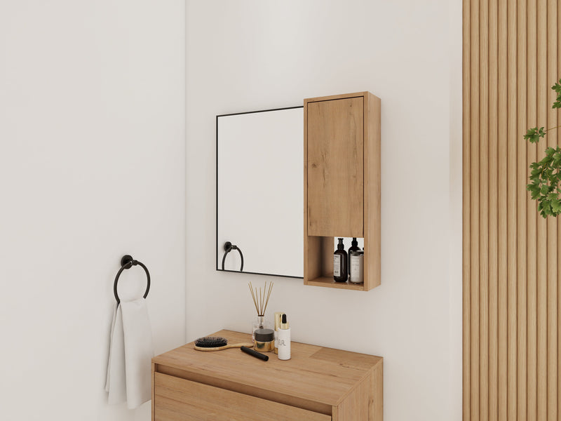 10'' Wall Mounted Bathroom Mirror Cabinet with Soft Close Door by HouseOfZazla
