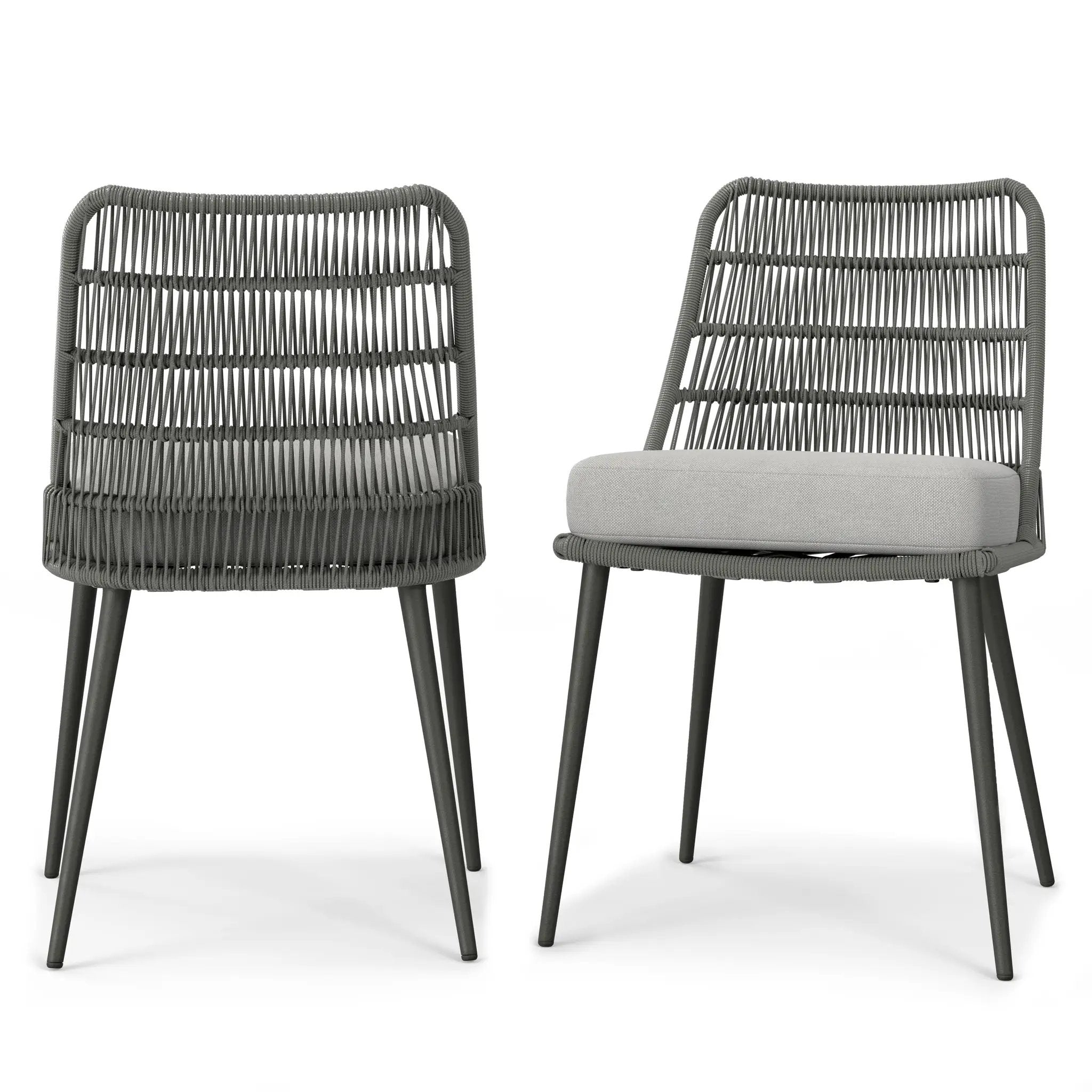 Beachside - Outdoor Dining Chair (Set of 2) - Gray by Unique Piece Furniture