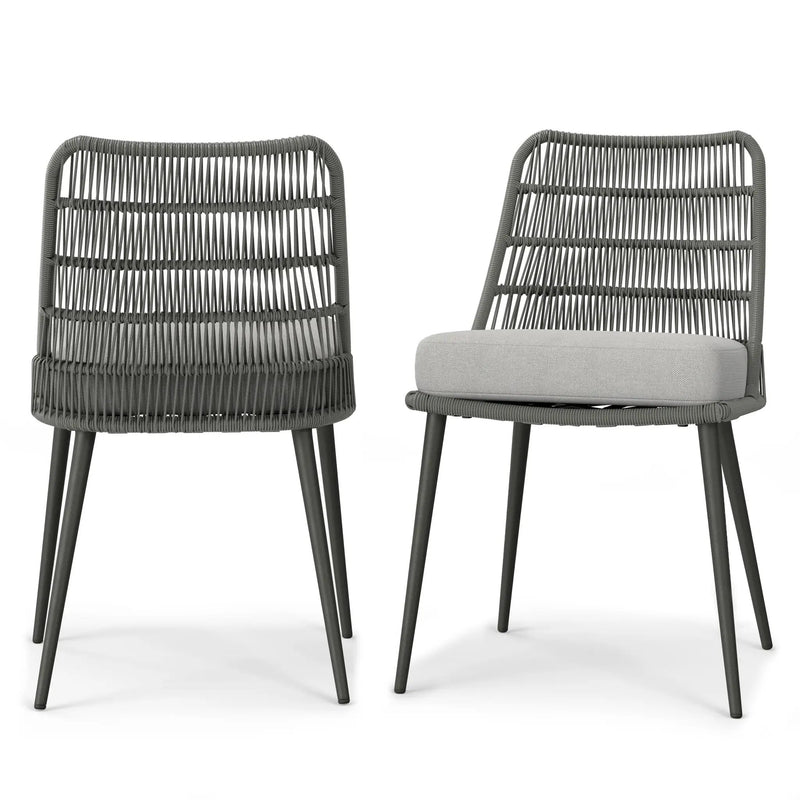 Beachside - Outdoor Dining Chair (Set of 2) - Gray by Unique Piece Furniture