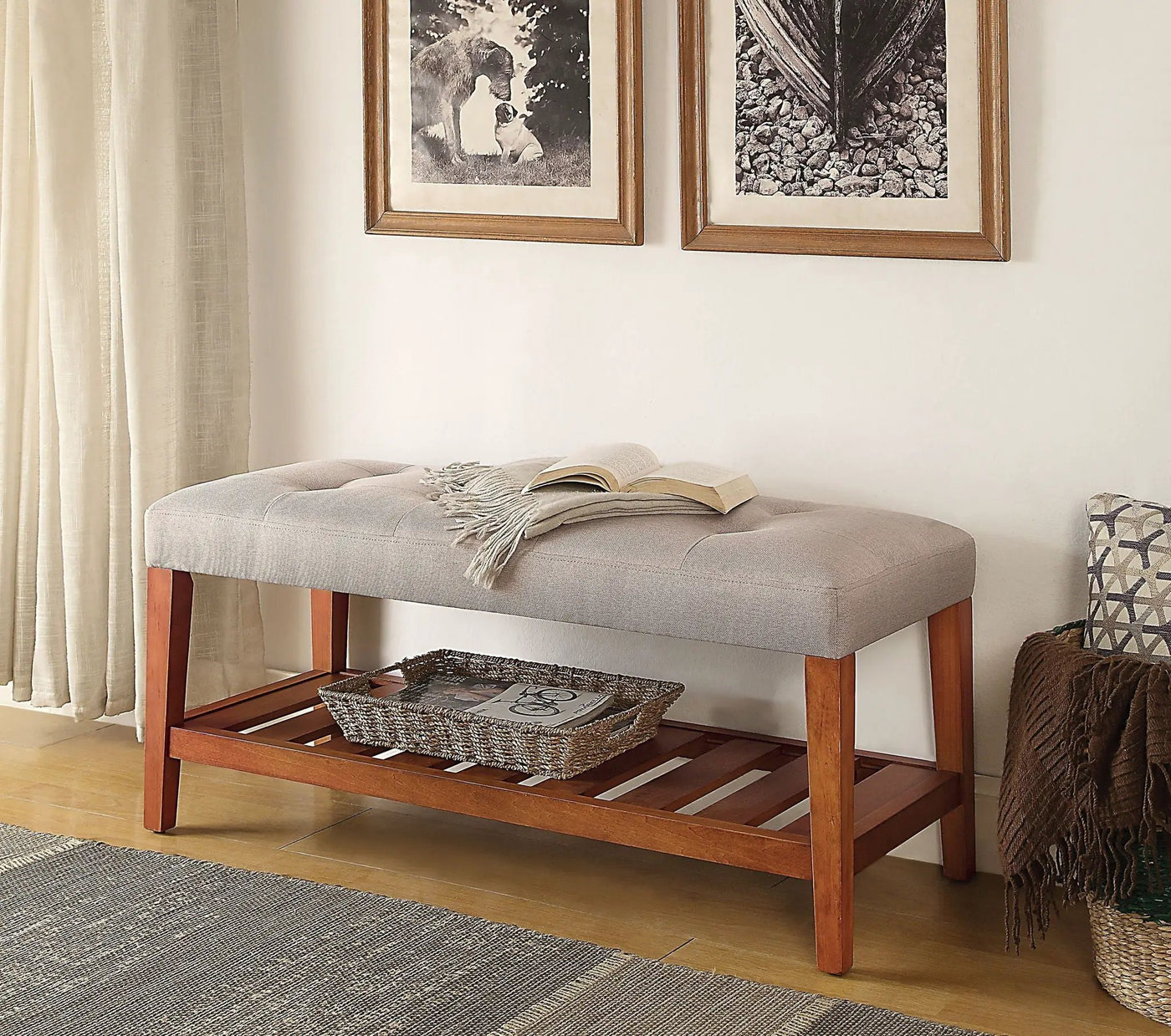Charla Upholstered Bench by HouseOfZazla