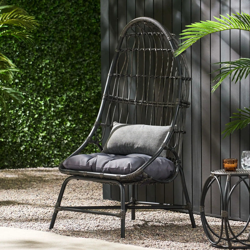 Elon Cocoon Chair - Gray by HouseOfZazla