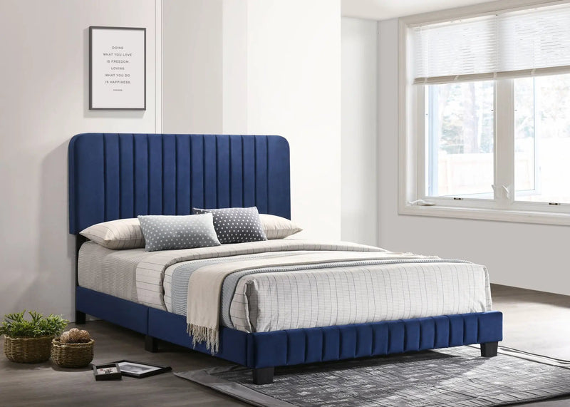 Channel Tufted Bed by Unique Piece Furniture