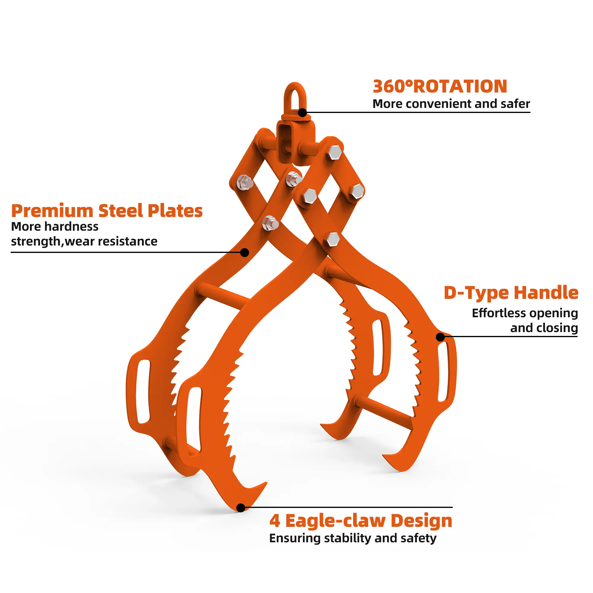 28in Log Lifting Tongs by HouseOfZazla