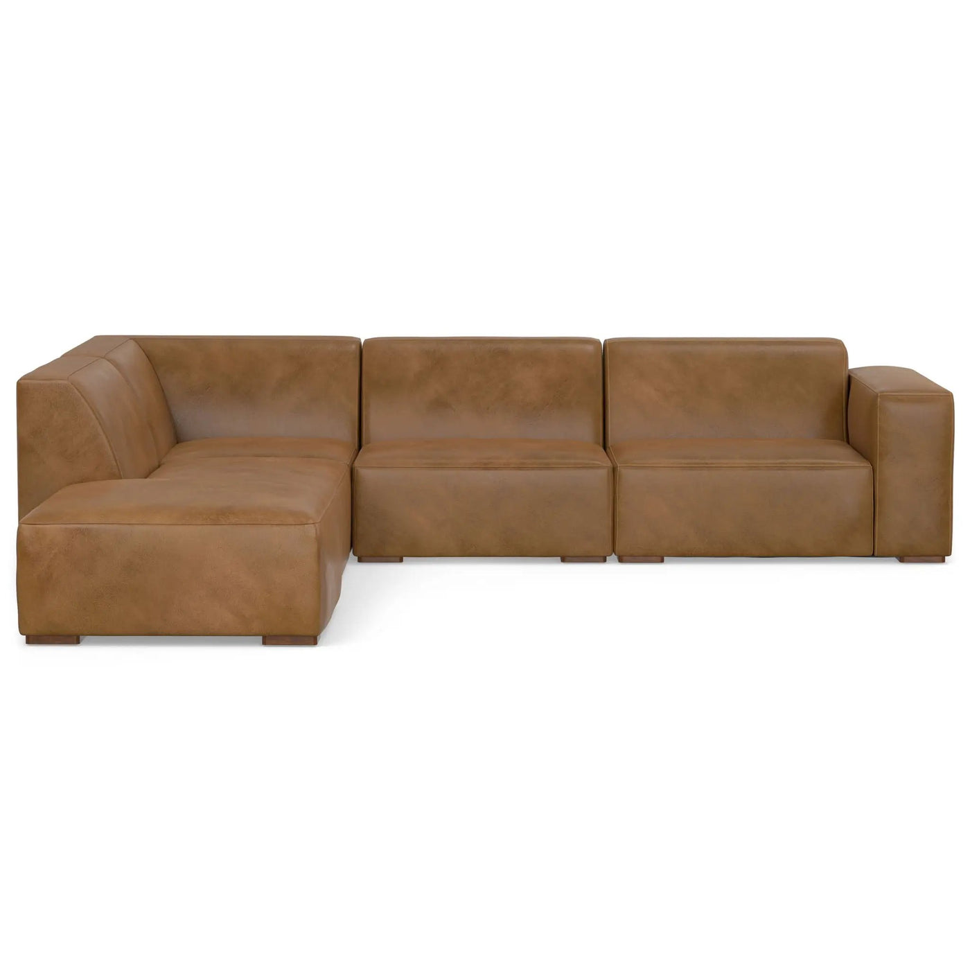 Rex - Handcrafted Sectional Sofa And Ottoman by HouseOfZazla
