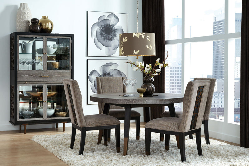 Ryker - Round Dining Table - Homestead Brown, photo 7 of 7