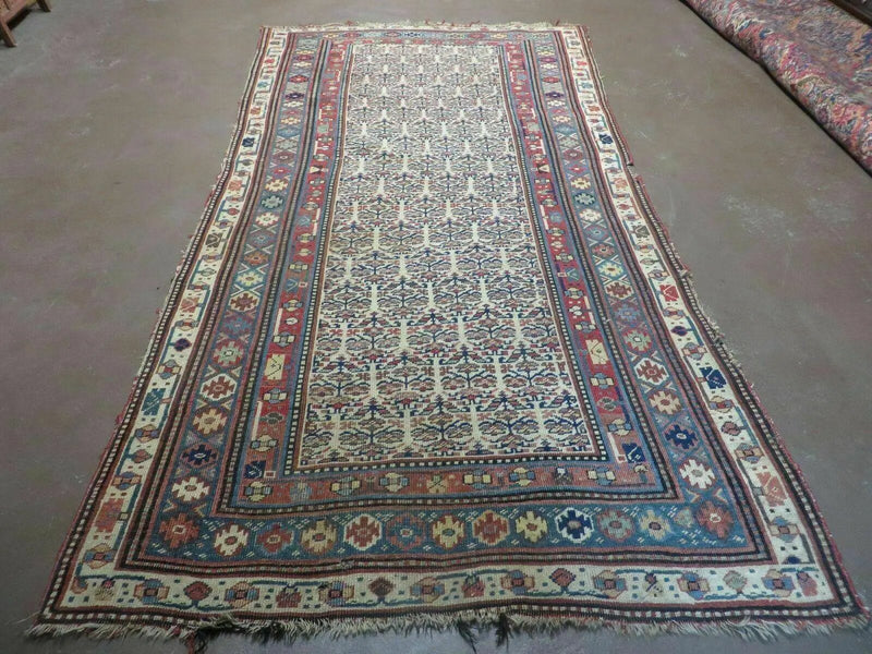 5' X 9' Antique Handmade Caucasian Kuba Wool Rug Veg Dye Runner Nice by Jewel Rugs