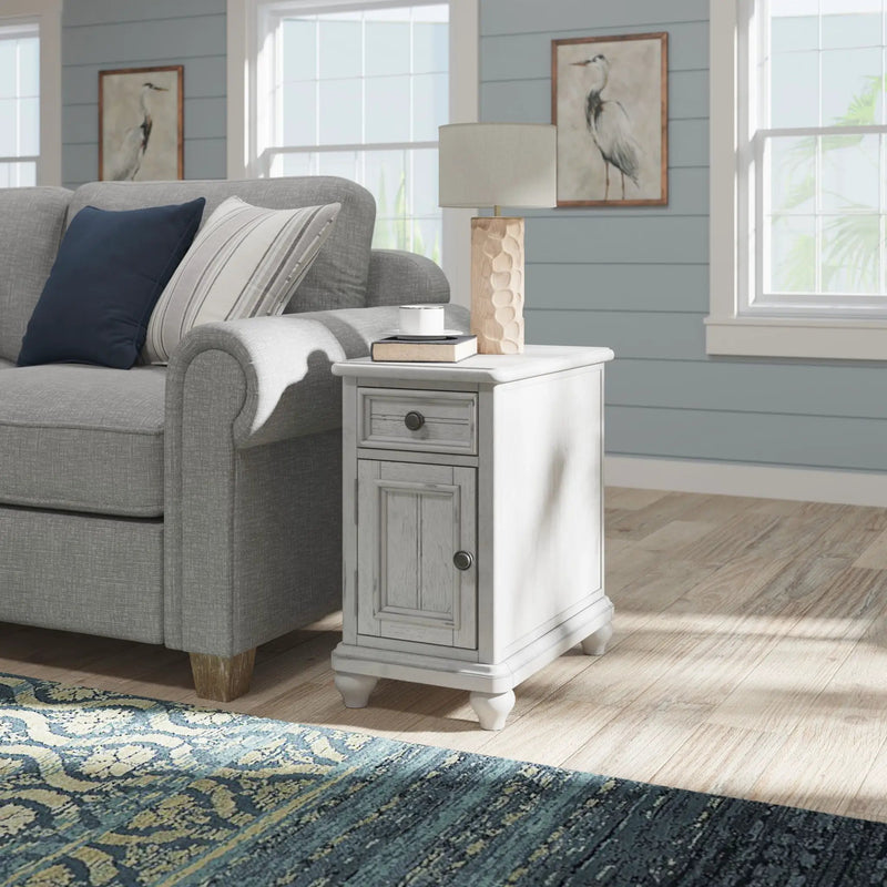 Chairside Table - Gray by HouseOfZazla