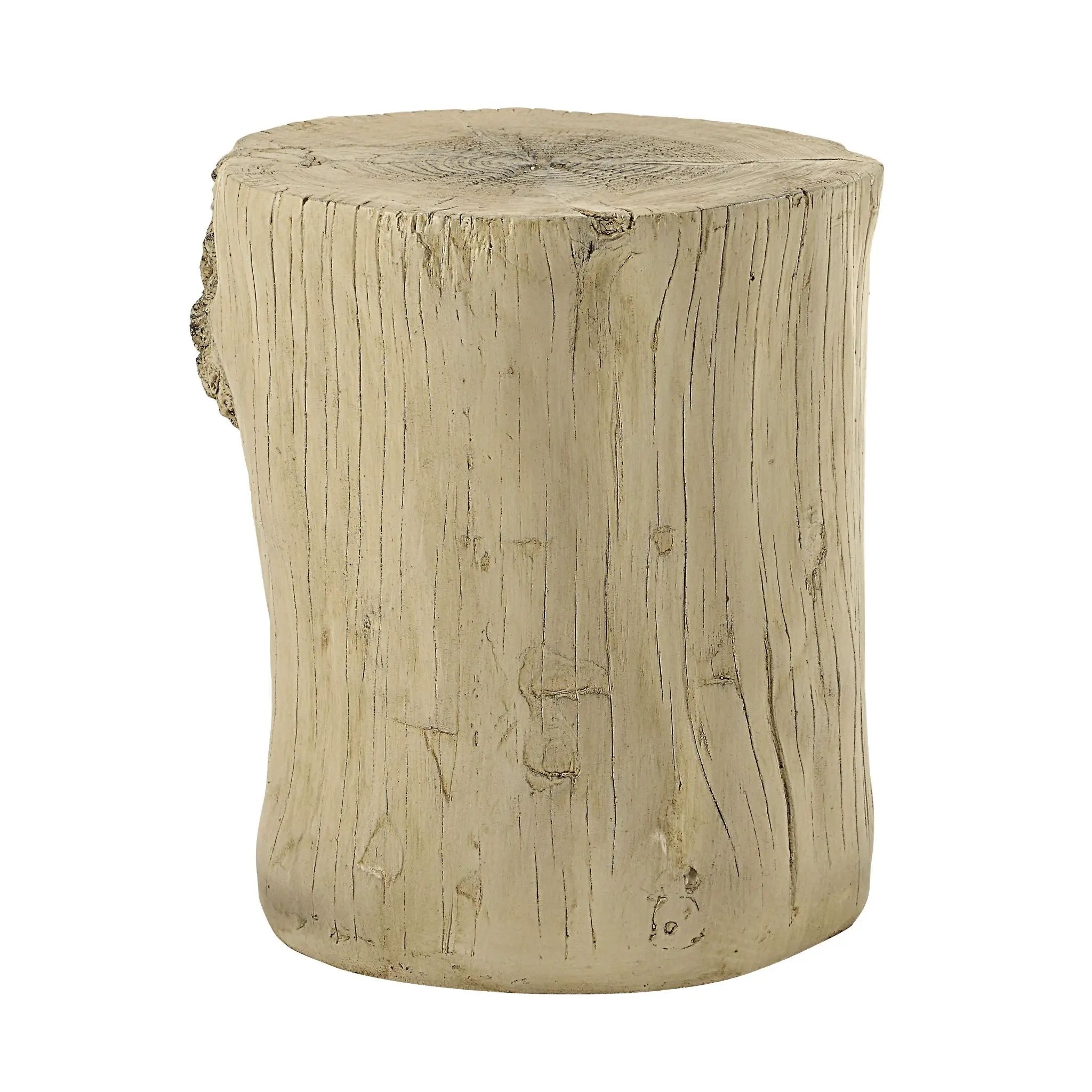 Gene Fiber Concrete Accent Table - Brown by HouseOfZazla