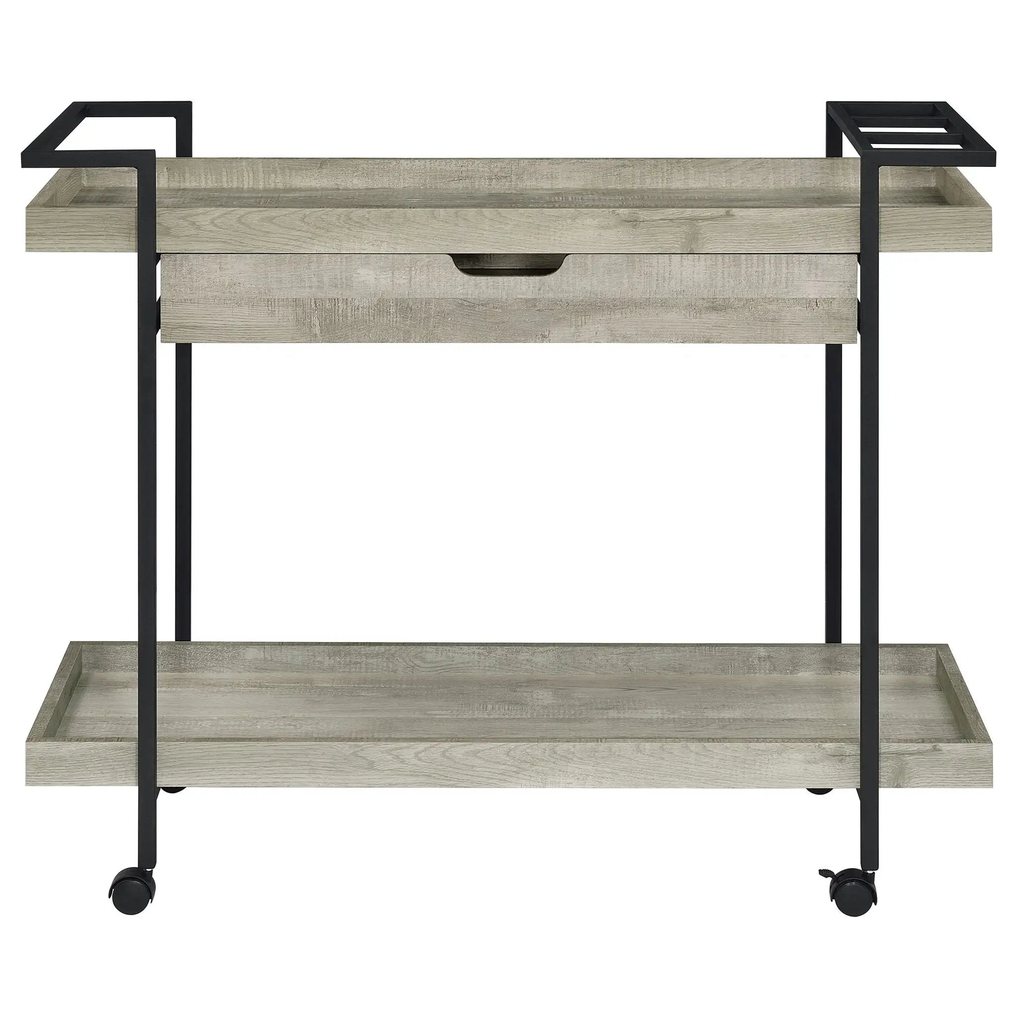 Begonia - 1 Drawer Cart - Driftwood