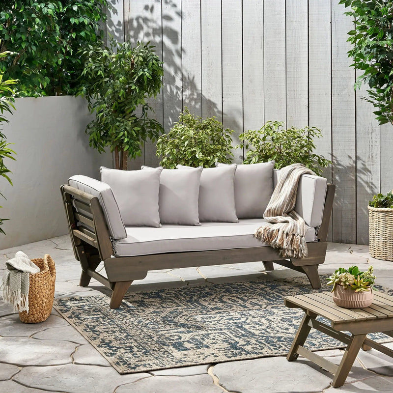 Ottavio Convertible Sofa Daybed With Water Resistant Cushions by HouseOfZazla