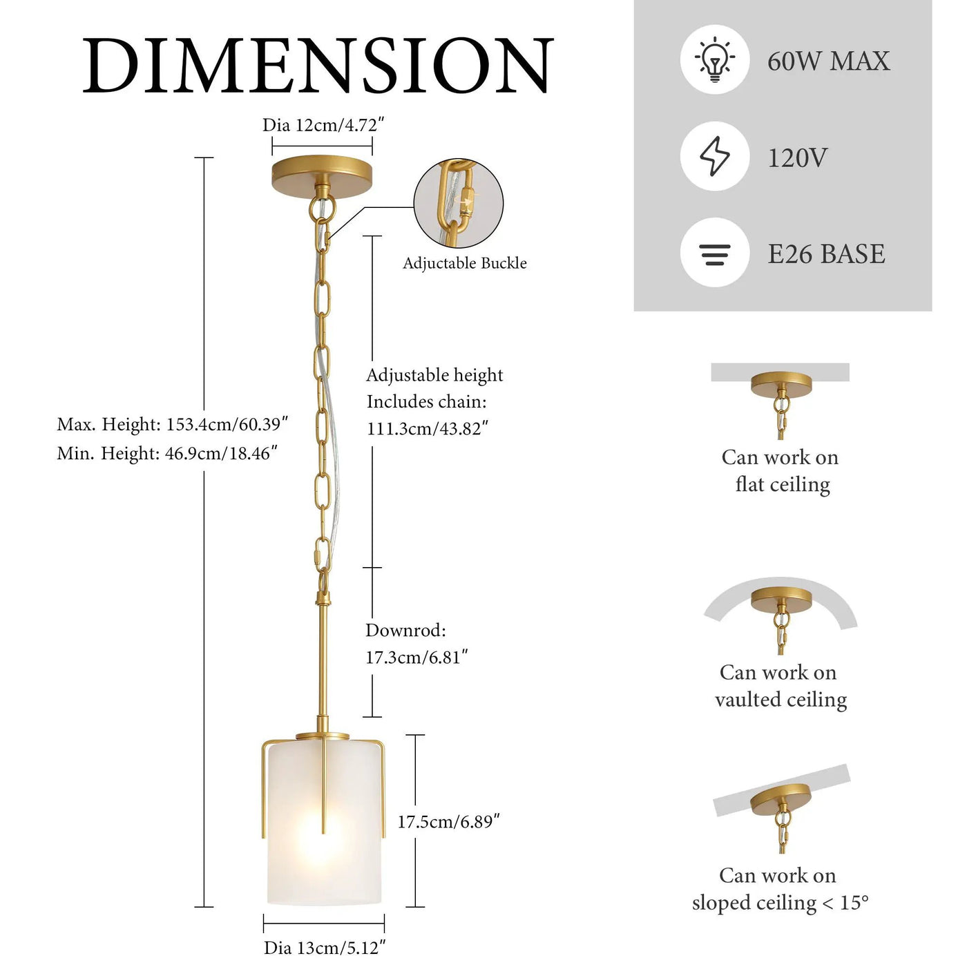 Adjustable Cylindrical Pendant Light by HouseOfZazla