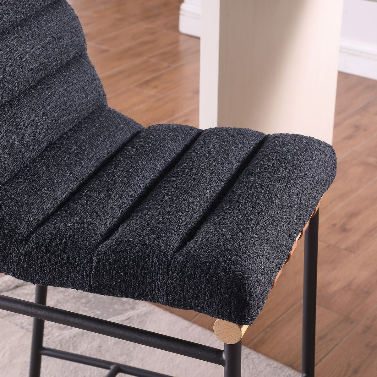 Lahni Boucle Fabric Counter Height Chair - Multiple Colors, photo 14 of 20