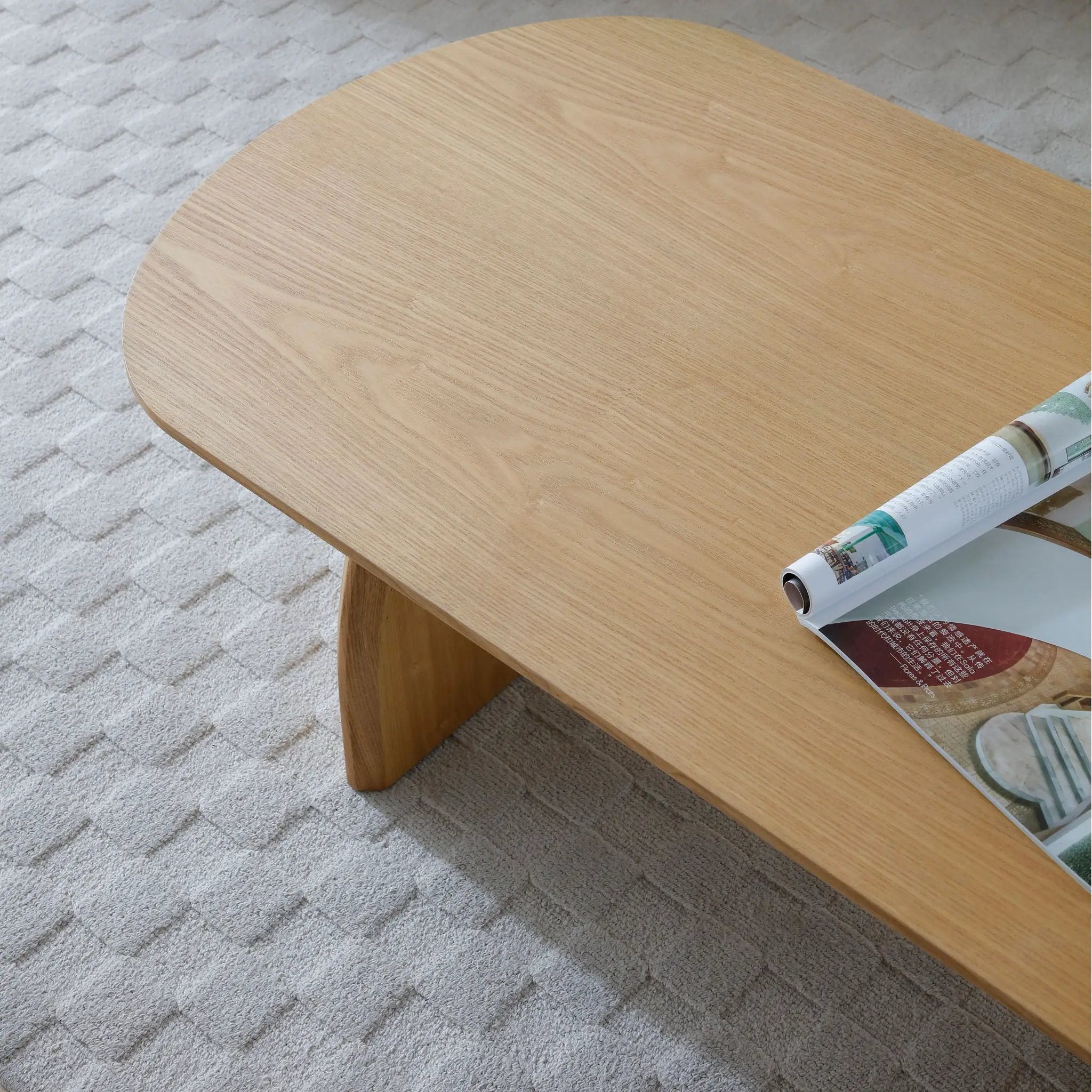 Oval Coffee Table For Living Room by Unique Piece Furniture