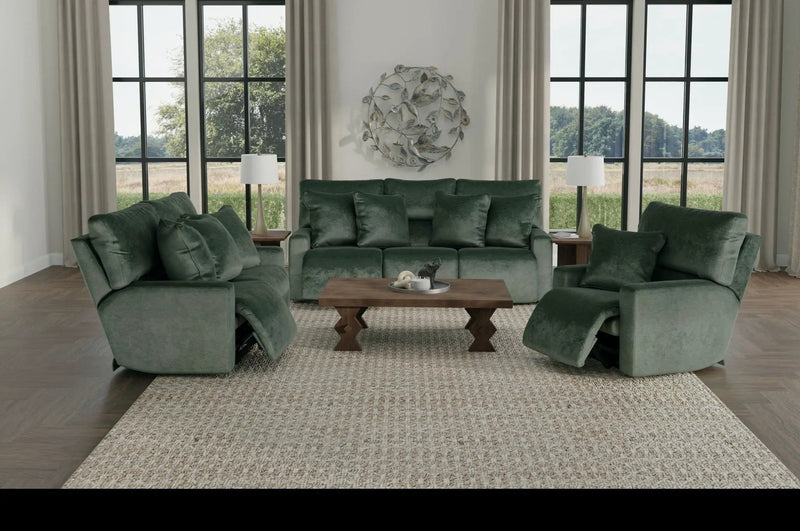 Rayton - Power Reclining Loveseat With Zero Gravity - Pine by Unique Piece Furniture