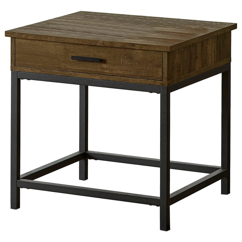 Byers 3-piece Lift Top Coffee and End Table Set Brown Oak by Unique Piece Furniture
