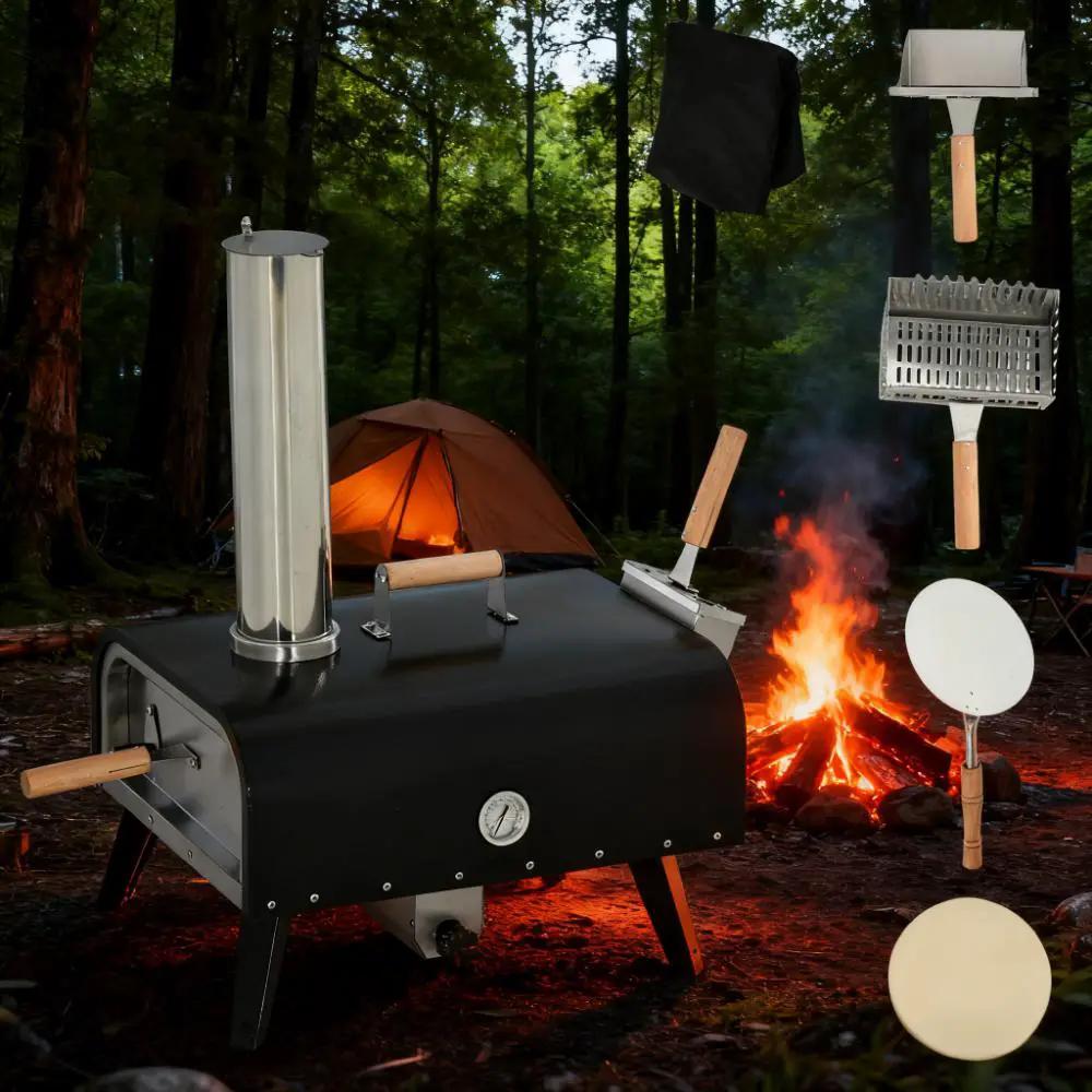 Outdoor Pizza Oven with 12" Rotating Stone by HouseOfZazla