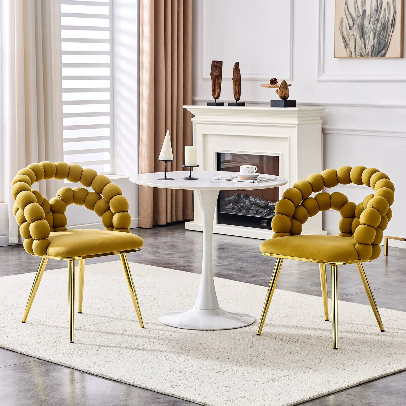 Puffy Bubble, Ball Chain Chairs For Dining Room by Unique Piece Furniture