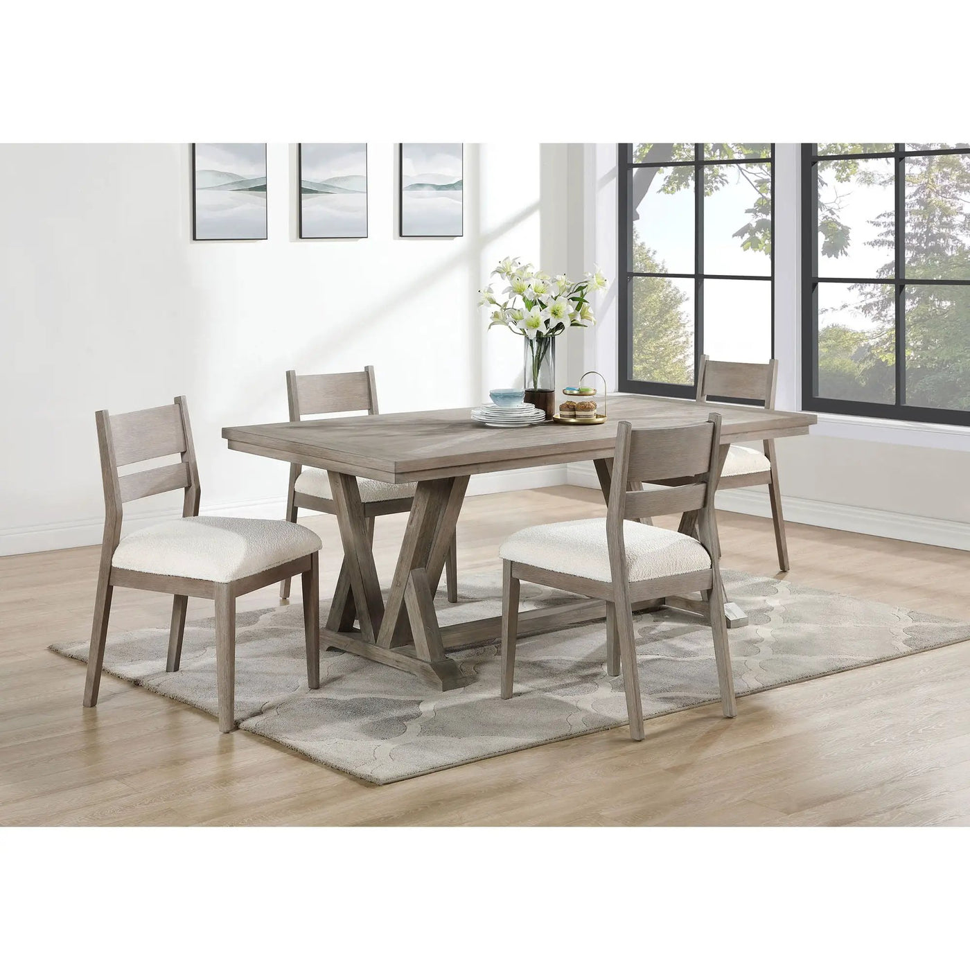 Ruston - Rectangular Dining Table Set by HouseOfZazla