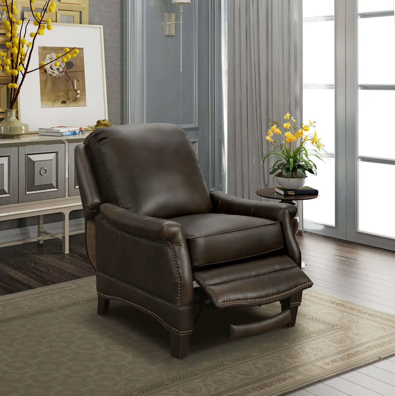 Ashebrooke - Push Thru The Arm Recliner - Walnut by Unique Piece Furniture