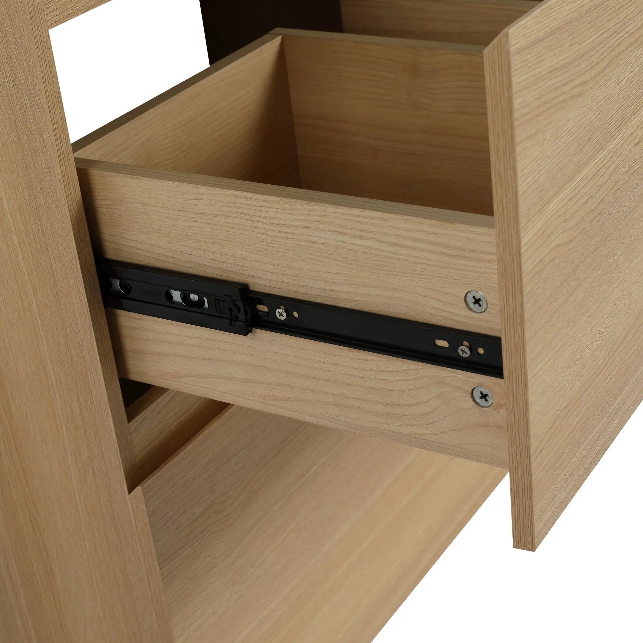 Modern Freestanding Bathroom Vanity Cabinet With Double Drawer by Unique Piece Furniture
