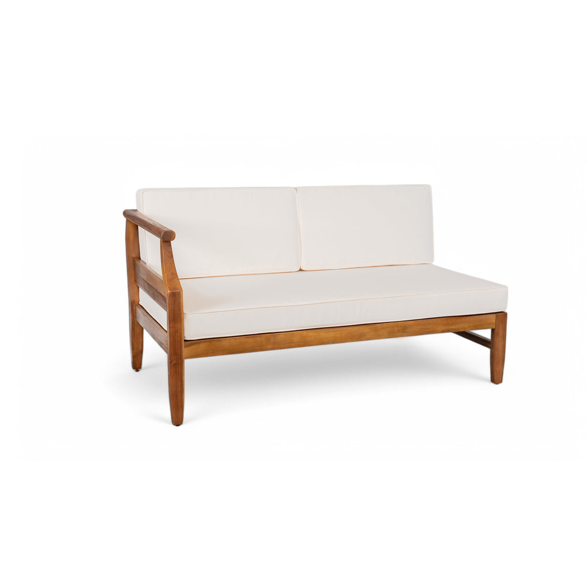 Aston 4 Seater Left and Right Acacia Wood Sofa Set, photo 9 of 10