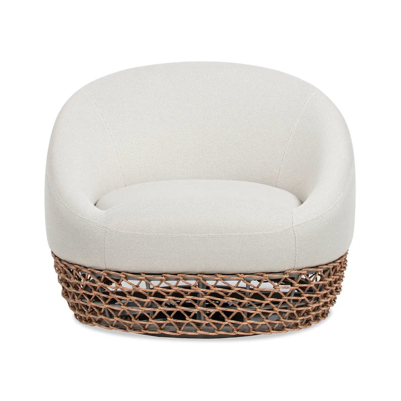 Willow - Upholstered Patio Deep Seating Armchair, Wicker Frame by Unique Piece Furniture