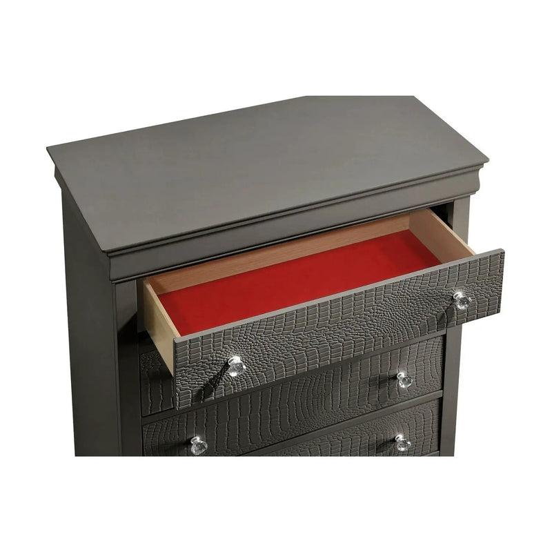 Blaze - Modern Bedroom Set With LED Headboard by HouseOfZazla