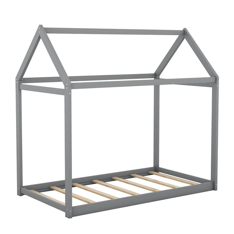 Wooden House Shaped Bed by HouseOfZazla