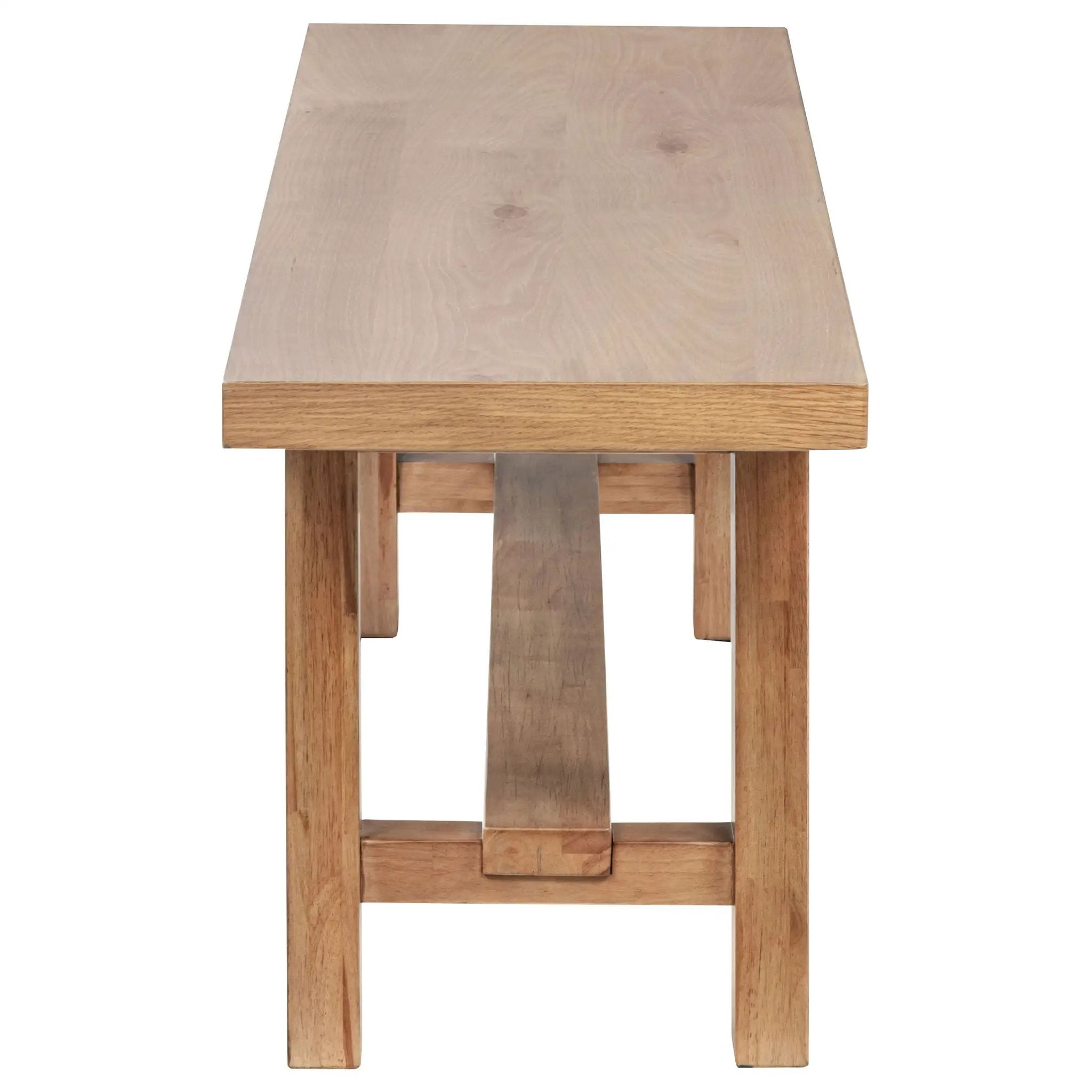 Middleton 60-inch Wood Backless Dining Bench Natural Brown by Unique Piece Furniture