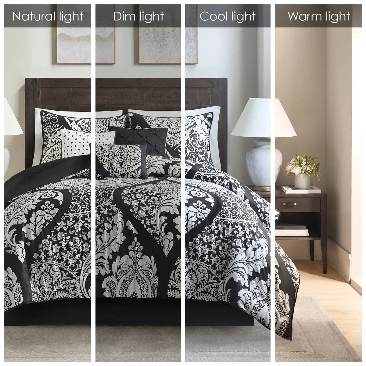 7 Piece Cotton Printed Comforter Set by HouseOfZazla