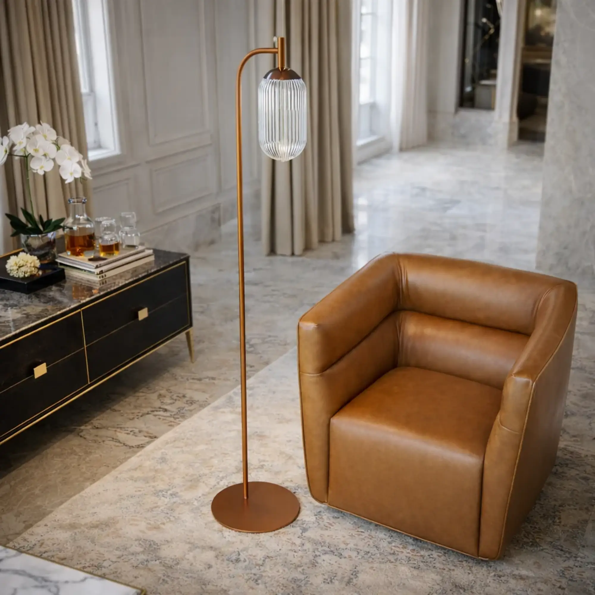 Classic Modern Floor Lamp by HouseOfZazla