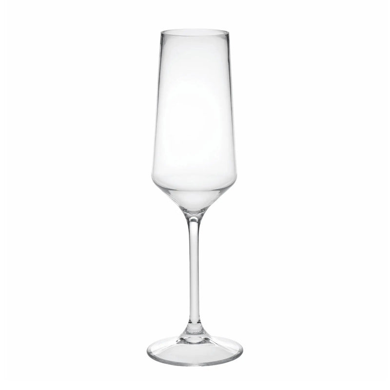 Tritan Lexington - Unbreakable Plastic Champagne Flutes, 10Oz (Set of 4) - Clear by HouseOfZazla