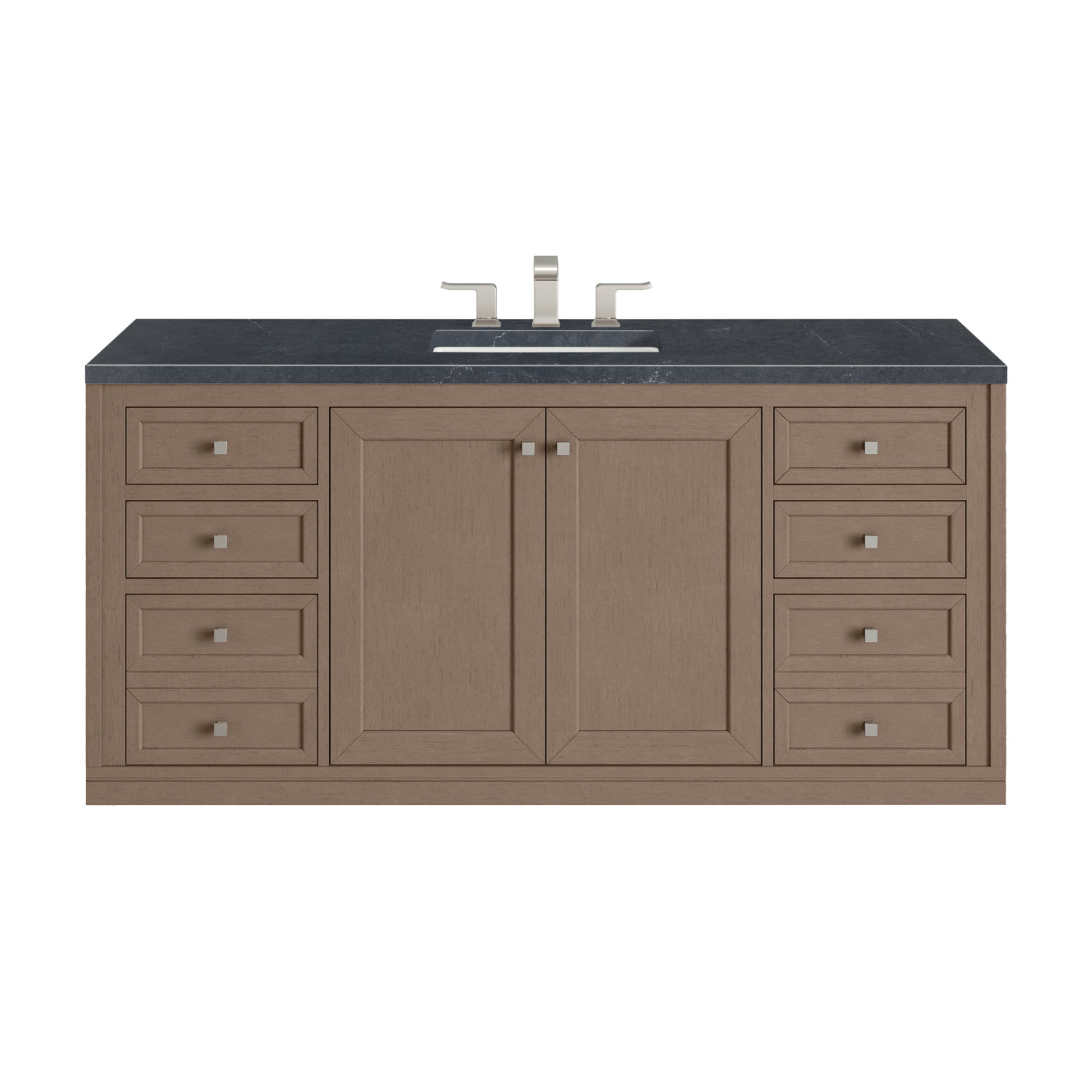 James Martin Chicago 60" Single Bathroom Vanity, Walnut Whisper by James Martin