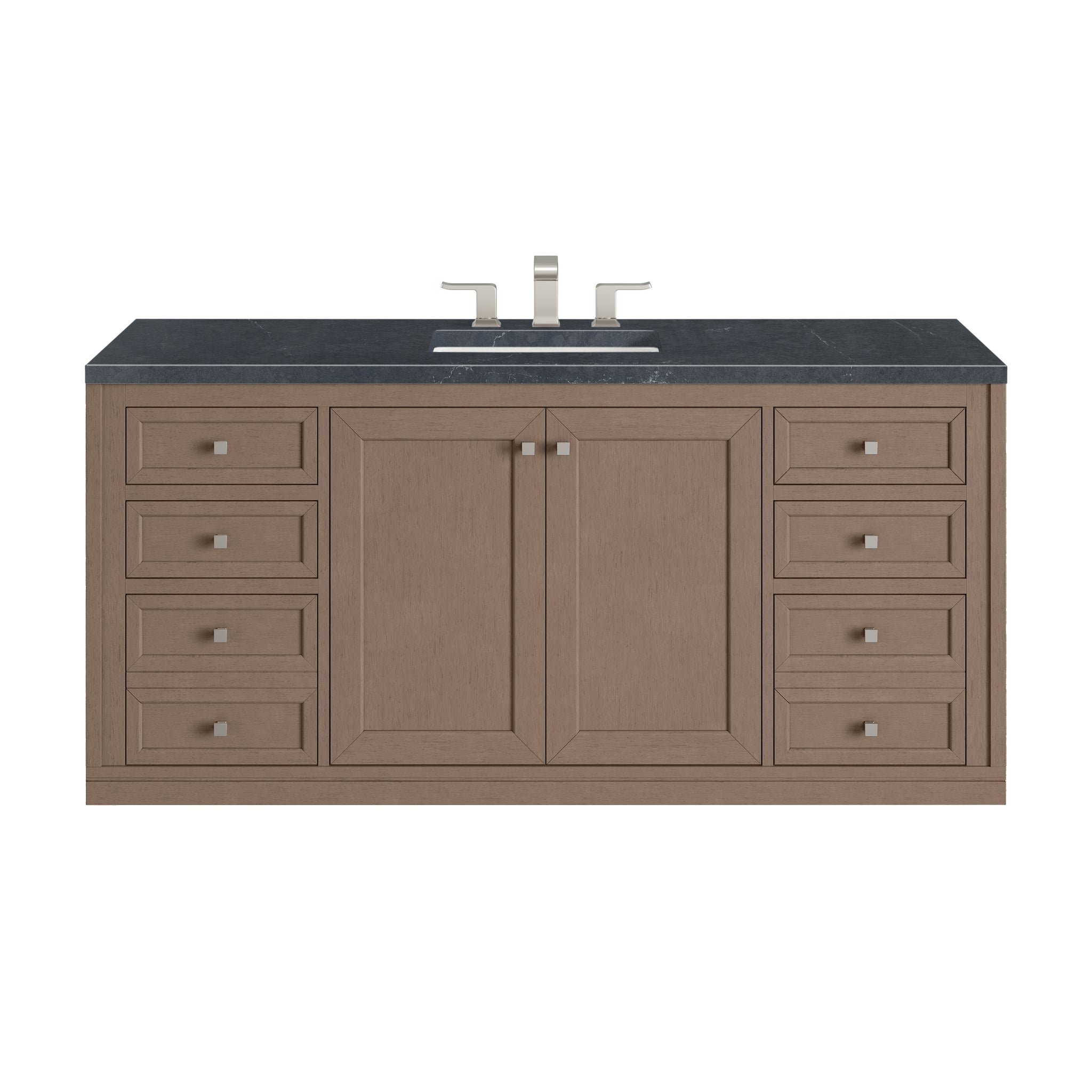 James Martin Chicago 60" Single Bathroom Vanity, Walnut Whisper by James Martin