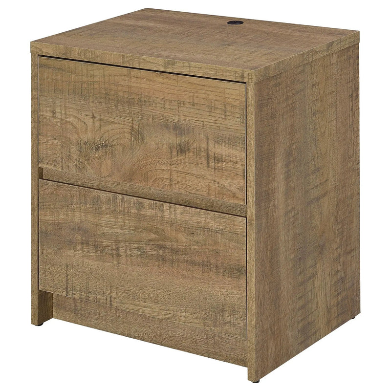 Westpark 2-drawer Nightstand LED Lights and USB Mango by Unique Piece Furniture