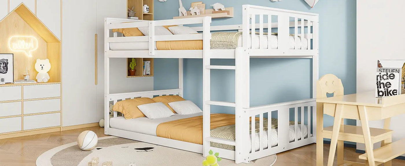 Solid Construction Bunk Bed & Ladder by HouseOfZazla
